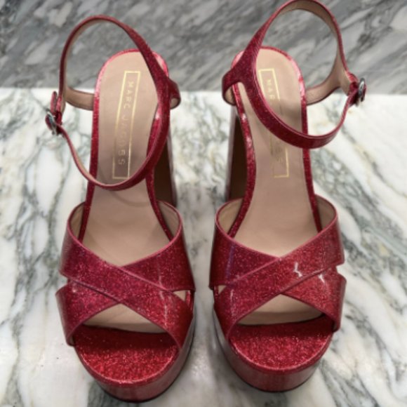 Marc Jacobs Lust Platform Sandal (Pink) Size 36.5 - Picture 5 of 7